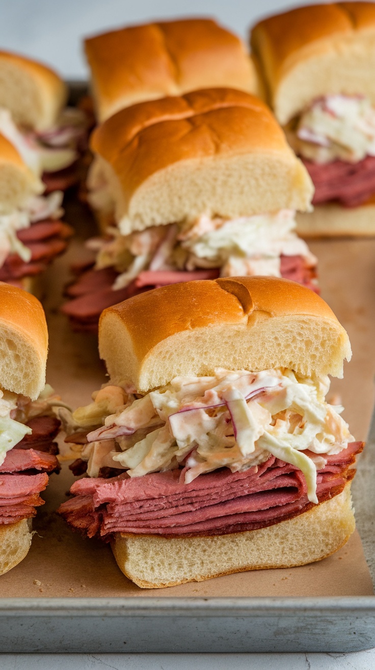 Delicious Pastrami Slaw Slider Recipe You Need to Try