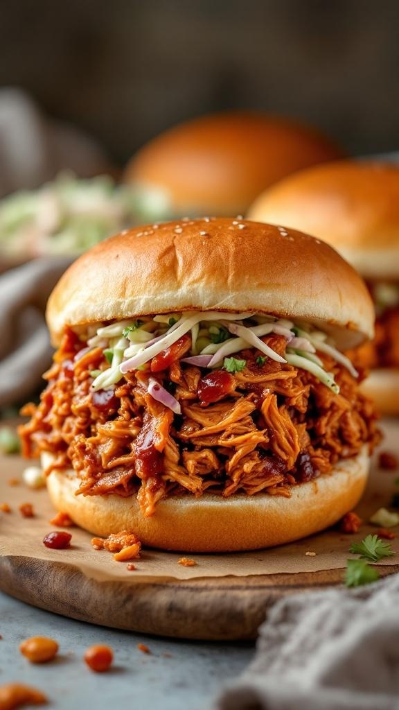Slow Cooker Bbq Pulled Chicken